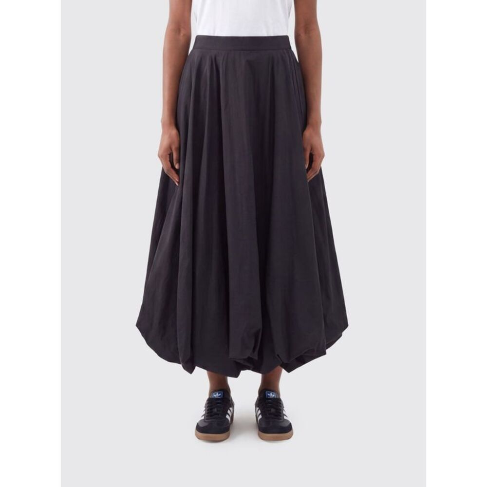 Y-3 Women Balloon Midi Skirt Y-3 In Taffeta With High Waist